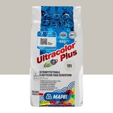 Srebrna elastyczna fuga Mapei Ultra Plus 111 5kg