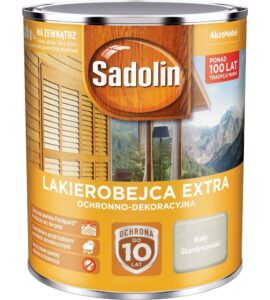 Lakierobejca Sadolin Extra Biały Skandynawski 0,75L