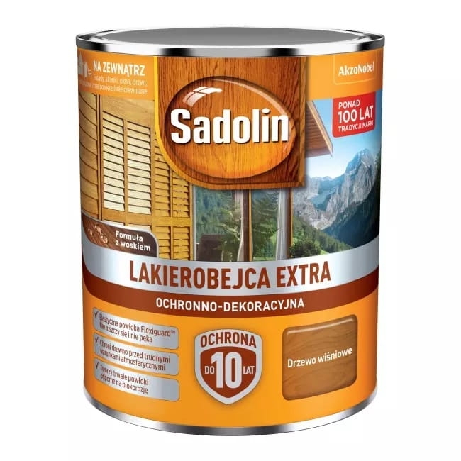Lakierobejca Sadolin Extra Drzewo Wiśniowe 0,75L