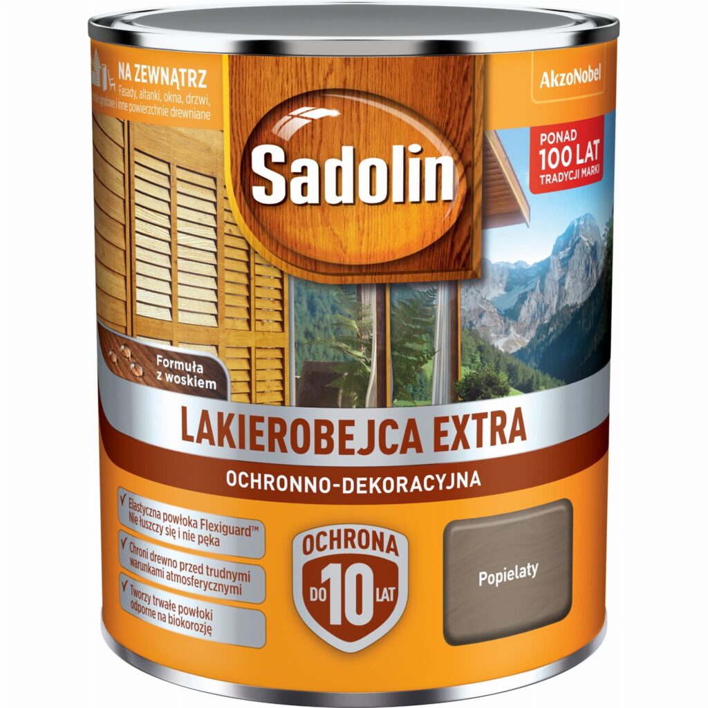Lakierobejca Sadolin Extra Popielaty 0,75L