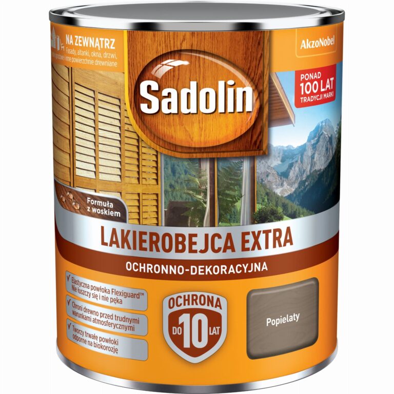 Lakierobejca Sadolin Extra Popielaty 0,75L