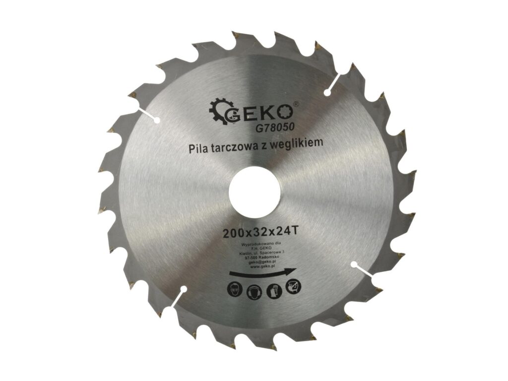 Tarcza do drewna Geko 200x32x24T otwory G78050