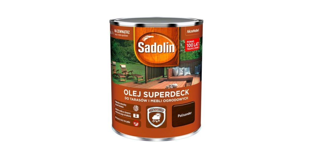Olej do drewna Sadolin Superdeck palisander  0,75l