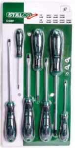 Wkrętaki premium 7 elementów Stalco S-12417