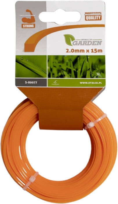 Żyłka kwadratowa 2x15m Stalco S-80077