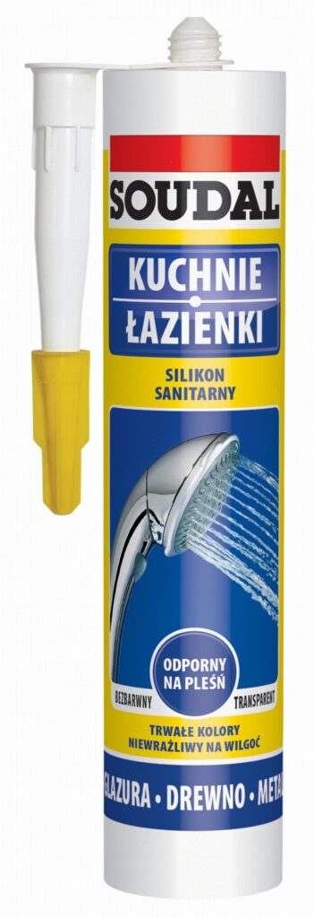 Silikon sanitarny bezbarwny Soudal 280ml