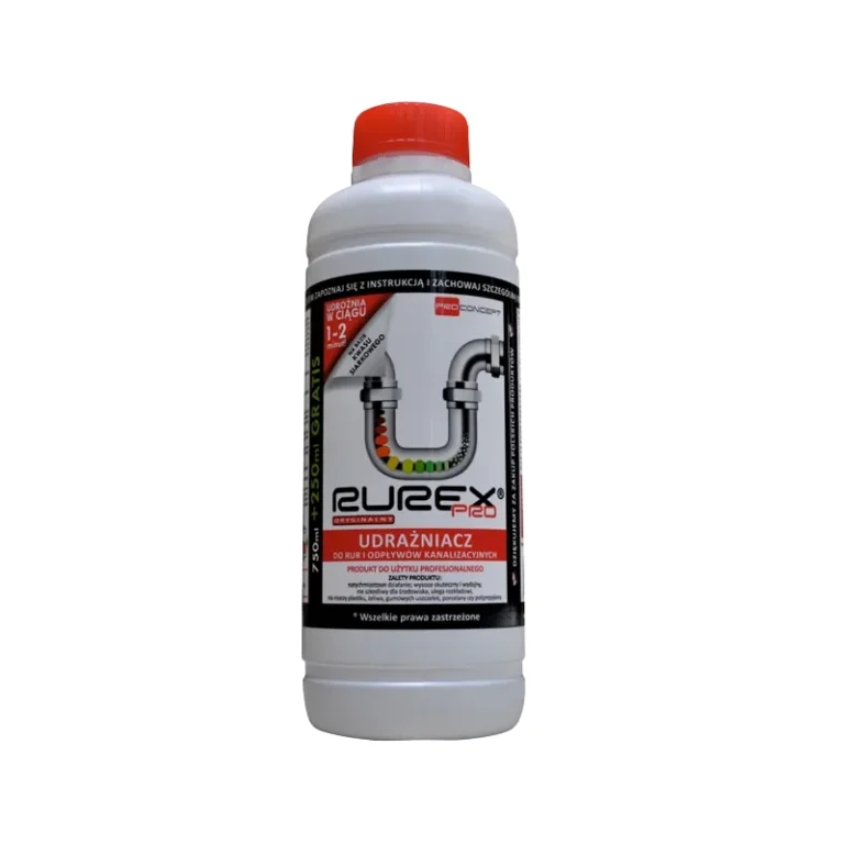 Udrażniacz do rur i odpływów Rurex professional 1l
