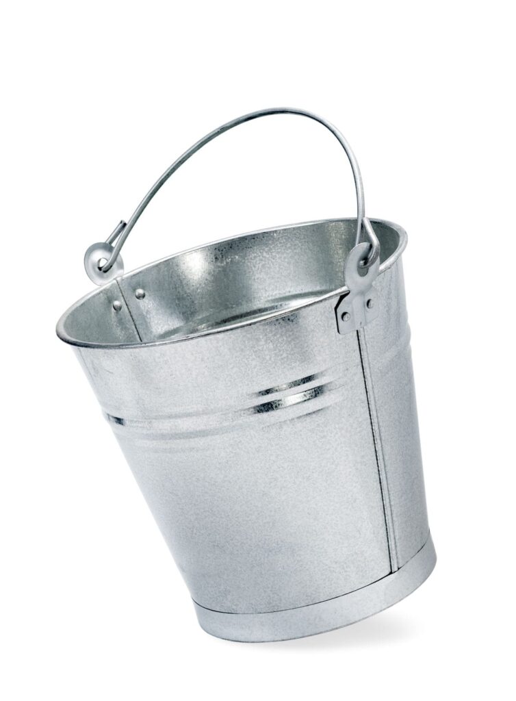 Wiadro ocynkowane 12l