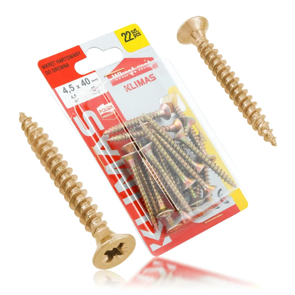 Wkręt do drewna i płyt 4,5×40 BWK-45040 opk 22 szt