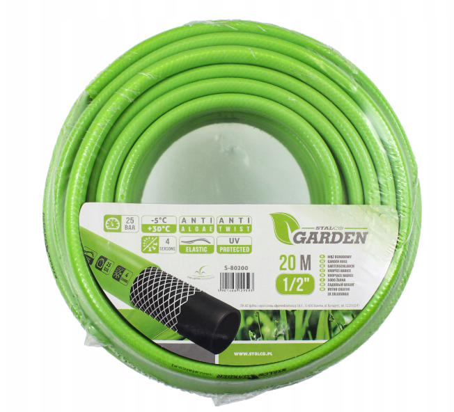Wąż ogrodowy 1/2″x20mb Stalco S-80200