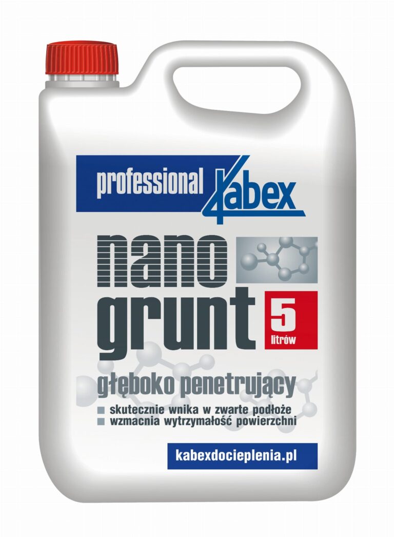 Bezemisyjny grunt głęboko penetrujący Kabex Grunt Nano 5L