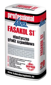 Gładź szpachlowa Kabex Fasakol S1 20kg