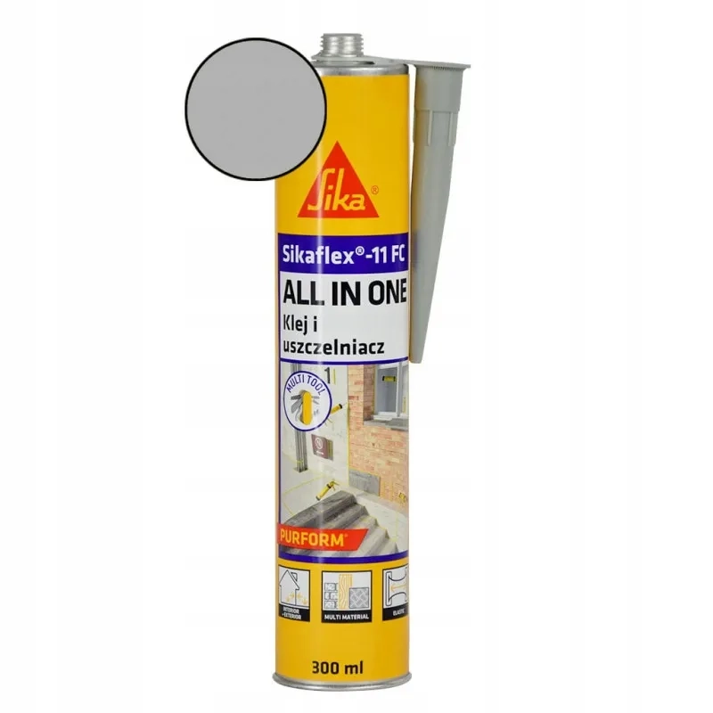 Klej uszczelniający Sikaflex 11FC betonowo szary 300ml