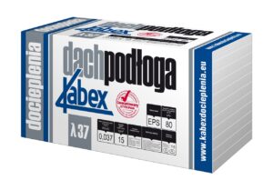 Kabex Styropian Dach Podłoga EPS 80 Λ 37 gr 2cm