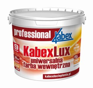 Dyspersyjna farba nawierzchniowa do wnętrz Kabex Lux 9L