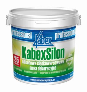 KabexSilon ziarno P 1,0 mm silikonowa cienkowarstwowa masa dekoracyjna 25kg