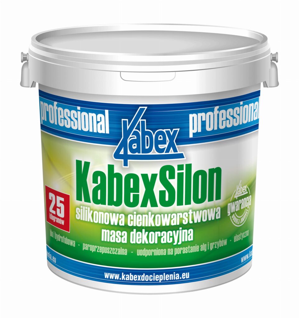 KabexSilon ziarno P 1,0 mm silikonowa cienkowarstwowa masa dekoracyjna 25kg
