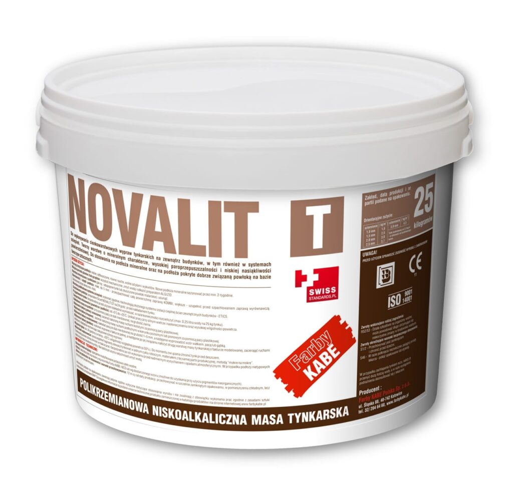 Tynk polikrzemianowy Kabe Novalit P1.5 25kg
