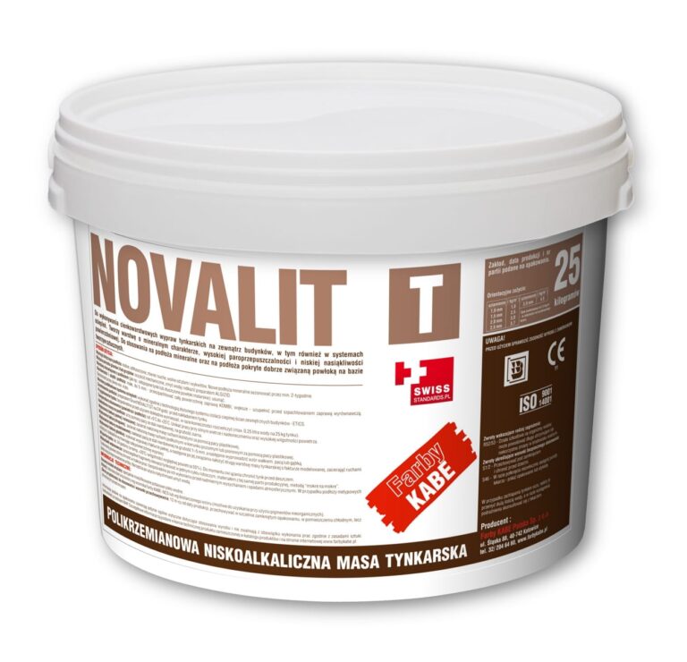 Tynk polikrzemianowy Kabe Novalit P1.5 25kg