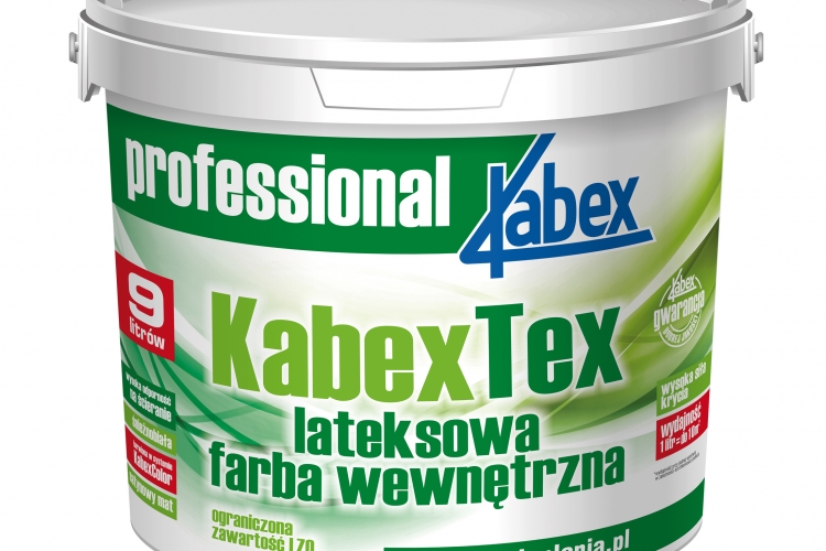 Farba do wnętrz Kabex – Lateksowa farba KabexTex