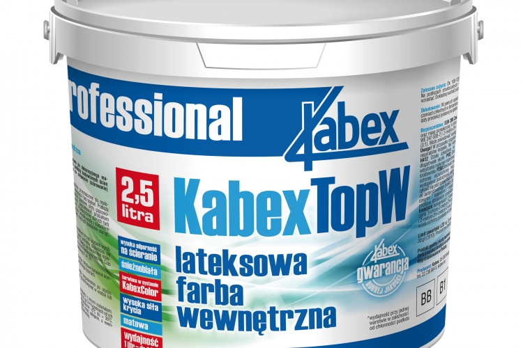 Farba do wnętrz Kabex – Lateksowa farba KabexTop W