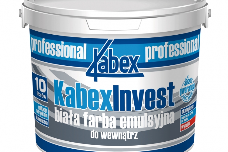 Farba do wnętrz Kabex – Farba emulsyjna Invest