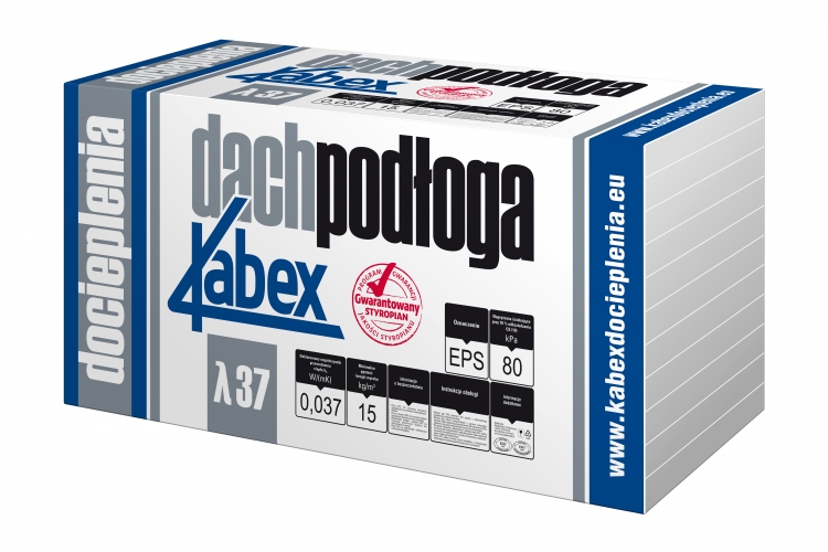 Styropiany do izolacji termicznej Kabex – Dach Podłoga EPS 80 ƛ 37